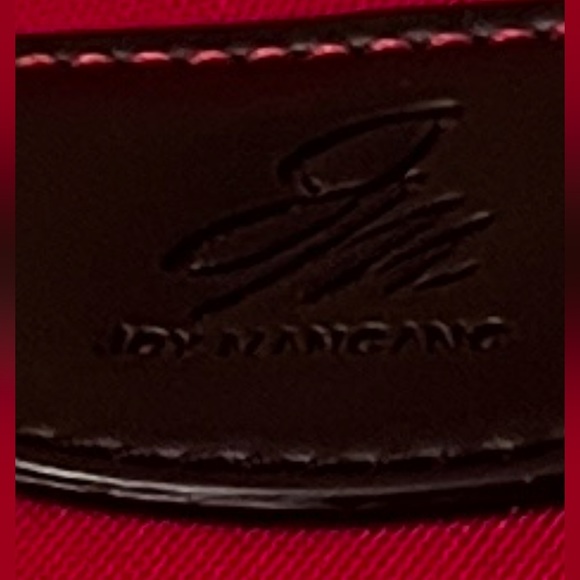 Joy Mangano unique Red and Black tote bag like new condition - Picture 10 of 10